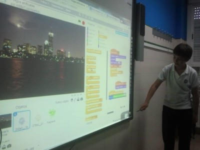 Clase extraescolar de programación con Scratch