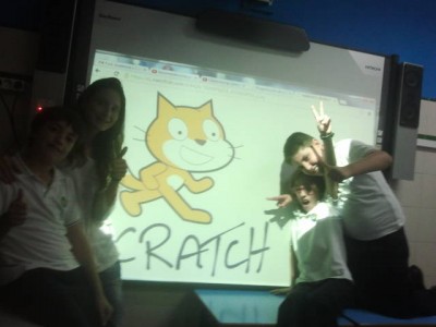 Clase extraescolar de programación con Scratch