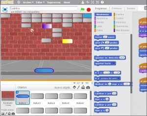 Clase extraescolar de programación con Scratch