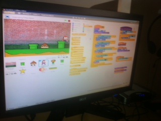 Clase extraescolar de programación con Scratch