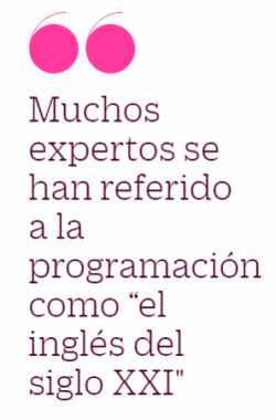 Muchos expertos se han referido a loa programación como el inglés del siglo XXI