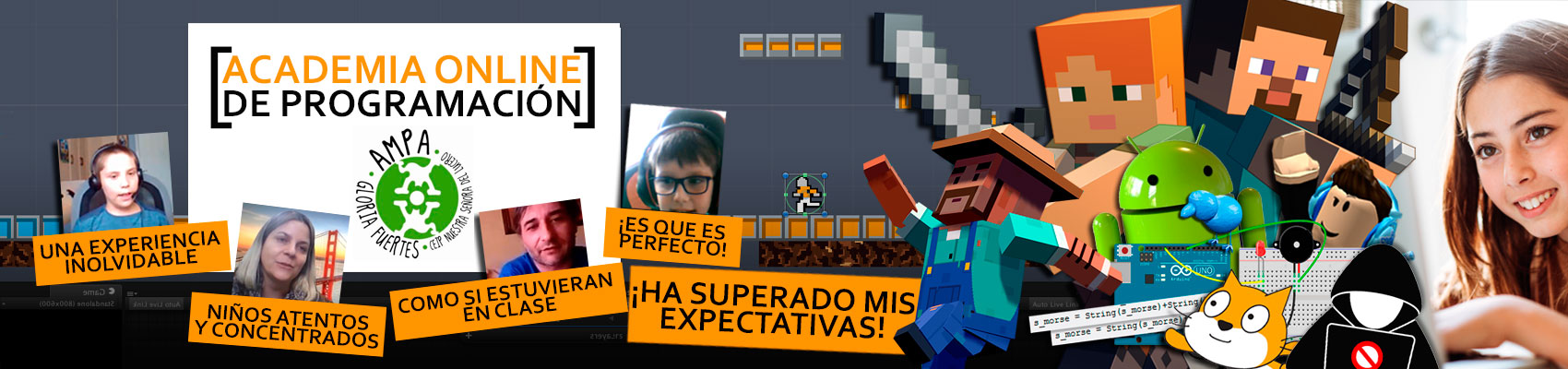 Academia Online de Programación CEIP Nuestra Señora del Lucero