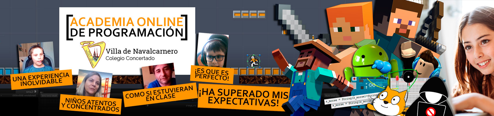 Academia Online de Programación Colegio Villa de Navalcarnero