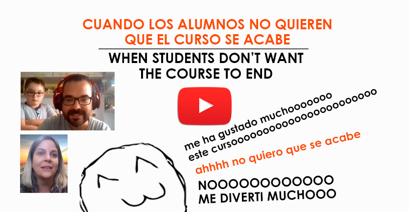 Cuando los alumnos no quieren que el curso se acabe