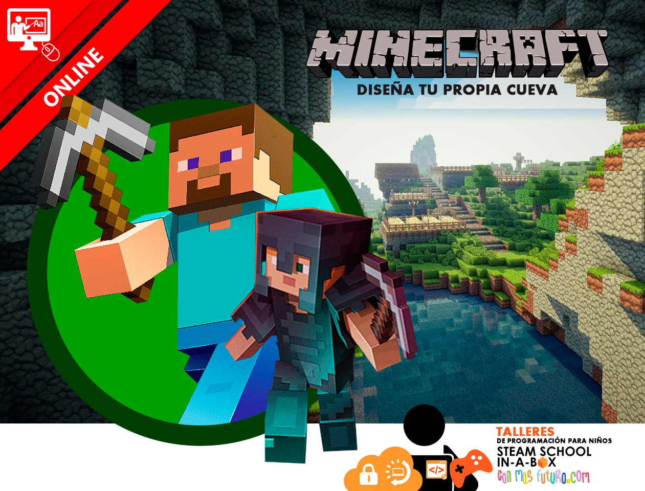 MINECRAFT: CONSTRUYE TU PROPIA CUEVA