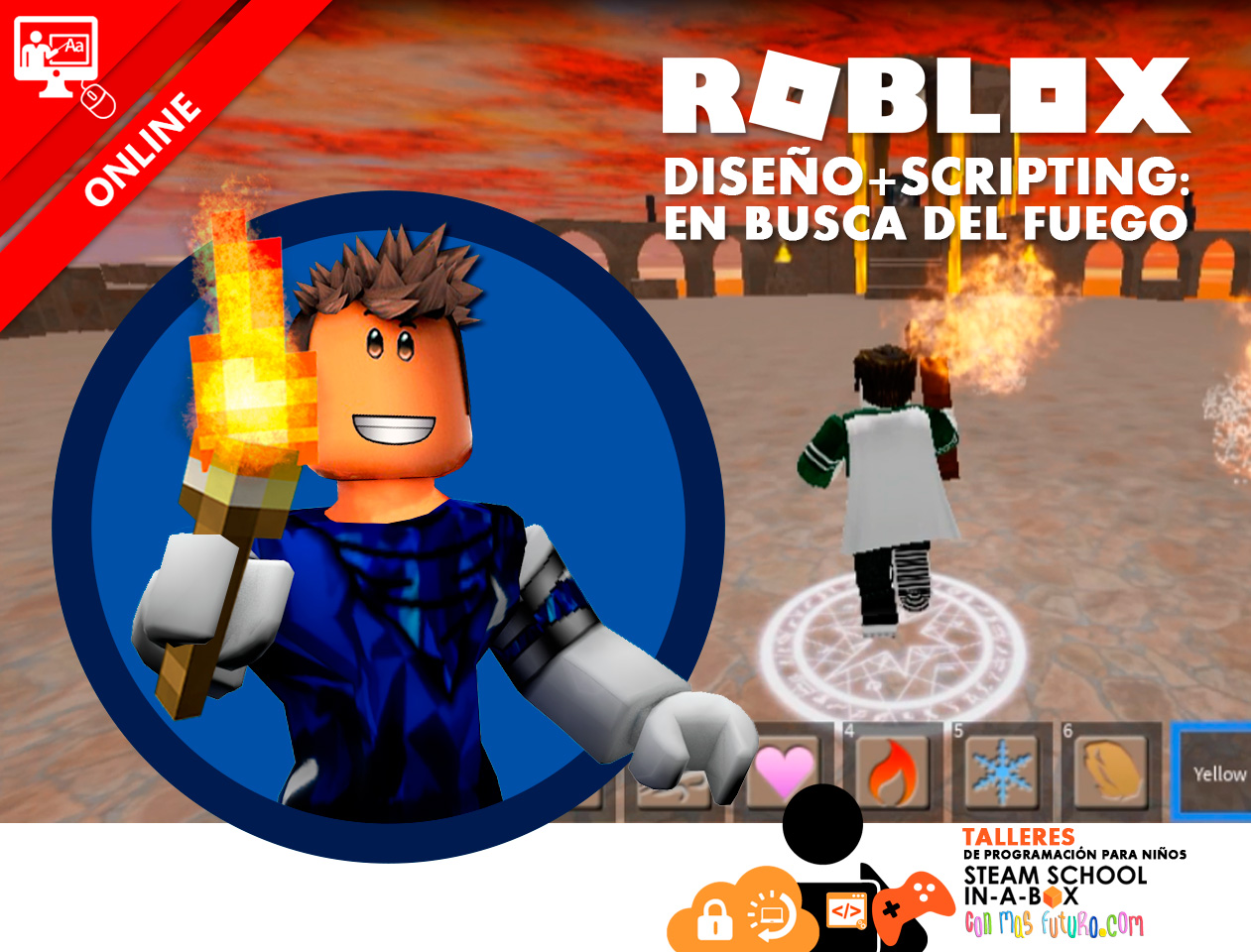 ROBLOX DISEÑO + SCRIPTING: EN BUSCA DEL FUEGO