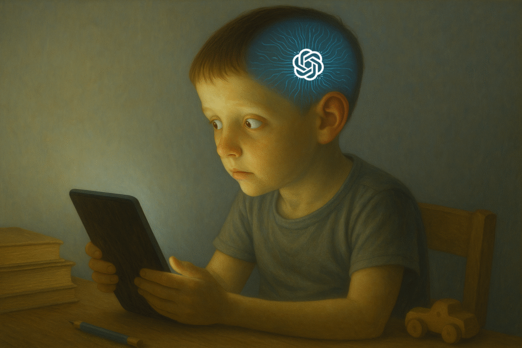 Los niños dejan de pensar